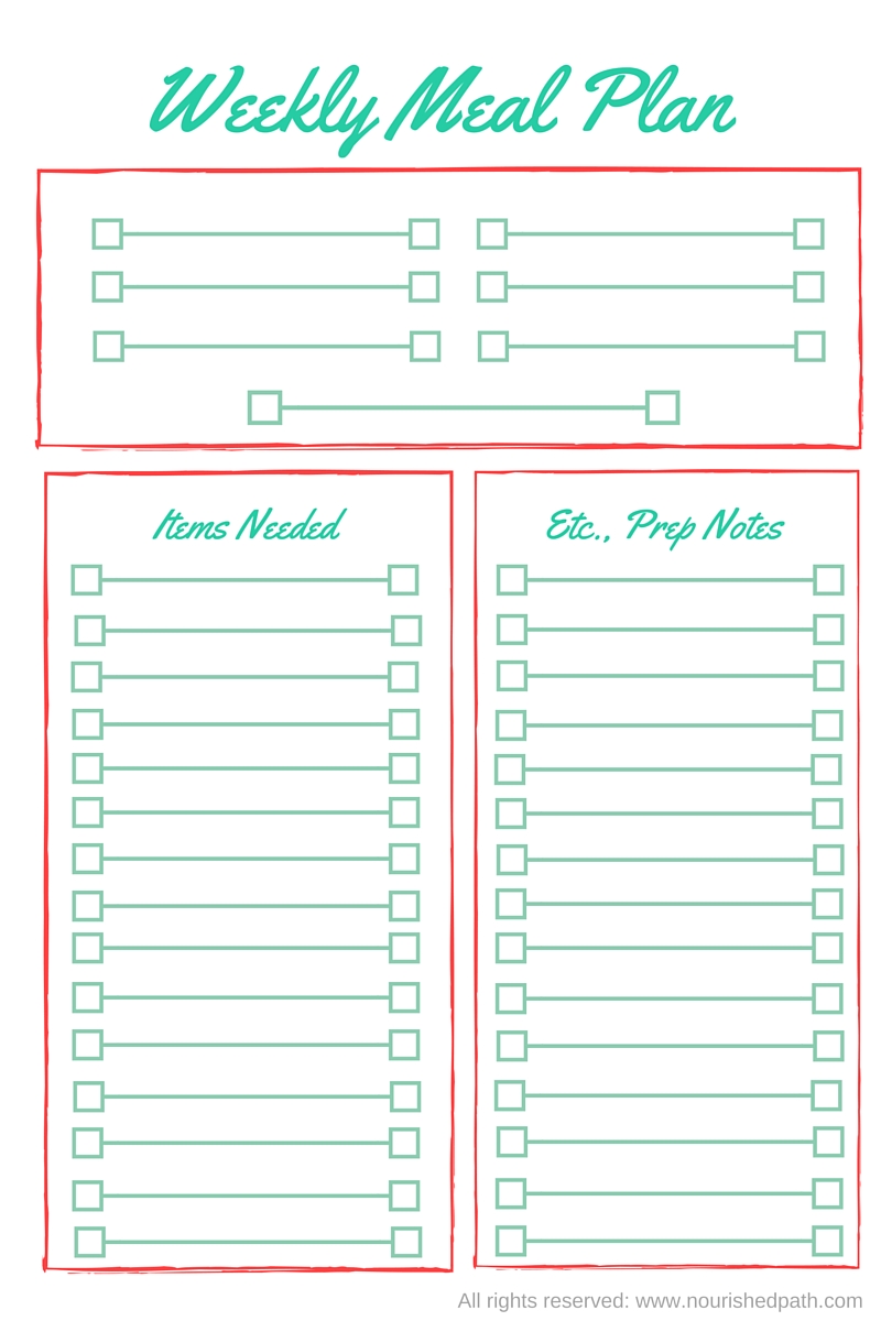 Meal Planning Tools - Evelyn D.